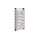 Ver imagem 1 de Armário Sapateira Quarto Az1006 Branco/nogal - Tecno Mobili
