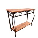 Ver imagem 3 de Aparador Grande para Sala Ferro e Madeira Artesanal Tamanho 60 Cm