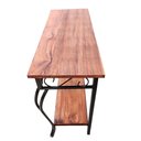 Ver imagem 2 de Aparador Grande para Sala Ferro e Madeira Artesanal Tamanho 60 Cm