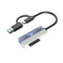 Ver imagem 1 de Cabo Adaptador Conversor Usb 3.0 / Type-C x Sata KP-Hd827/AC
