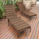 Ver imagem 2 de Kit 2 Espreguiçadeiras Catar com Regulagem para Piscina