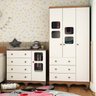 Quarto de Bebê com Guarda Roupa e Cômoda 4 Gavetas com Janela Uli  - 1