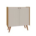 Ver imagem 2 de Aparador Vértice 2 Portas Cinamomo/off White - Geniaflex