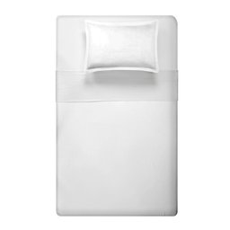 Jogo de Cama Solteiro Liso 300 Fios Nova América:branco - 3