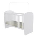 Ver imagem 2 de Quarto de Bebê Completo com 1 Berço 1 Cômoda 1 Guarda Roupa Arco-Íris 