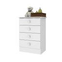 Ver imagem 7 de Quarto de Bebê Completo com 1 Berço 1 Cômoda 1 Guarda Roupa Arco-Íris 
