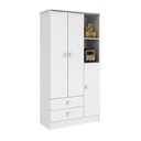 Ver imagem 4 de Quarto de Bebê Completo com 1 Berço 1 Cômoda 1 Guarda Roupa Arco-Íris