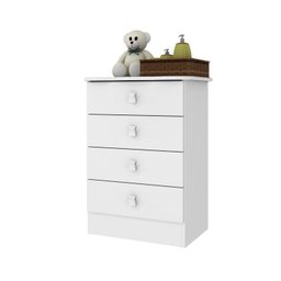 Quarto de Bebê Completo com 1 Berço 1 Cômoda 1 Guarda Roupa Arco-Íris  - 7