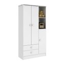 Ver imagem 4 de Quarto de Bebê Completo com 1 Berço 1 Cômoda 1 Guarda Roupa Arco-Íris 