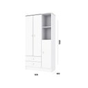 Ver imagem 5 de Quarto de Bebê Completo com 1 Berço 1 Cômoda 1 Guarda Roupa Arco-Íris