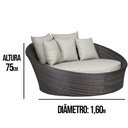 Ver imagem 3 de Kit - Chaise em Alumínio com 2 Espreguiçadeiras Catar Reguláveis com Almofadas Impermeáveis para Pis