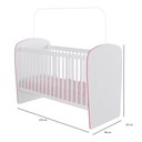 Ver imagem 7 de Quarto de Bebê Completo com 1 Berço 1 Cômoda 1 Guarda Roupa Arco-Íris