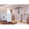 Quarto de Bebê Completo com 1 Berço 1 Cômoda 1 Guarda Roupa Arco-Íris - 1