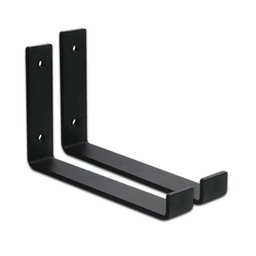 Par Mão Francesa Invertida 10cm – Preto - 1
