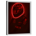 Ver imagem 4 de Quadro Decorativo Piloto Neon Vermelho