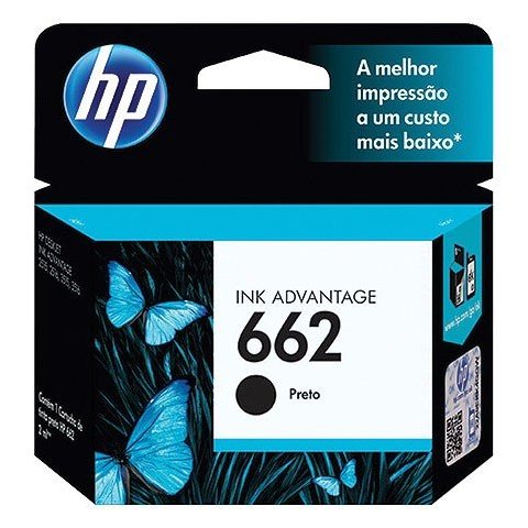 Cartucho HP 662 PRETO-CZ103AB 2ML