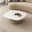 Ver imagem 3 de Mesa de Centro Orgânica 80 Cm Mármore Branco Extra