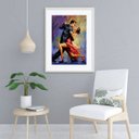 Ver imagem 2 de Quadro Artístico Tango - 60x48cm:madeira Preta