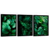 Quadro Decorativo Trio Folhas Verdes - 4