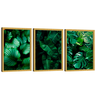 Quadro Decorativo Trio Folhas Verdes - 3