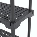 Ver mais imagens de Estante Geo Multiuso Organizador Compacto 4 Prateleiras 127cm