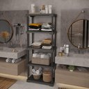 Ver imagem 6 de Estante Geo Multiuso Organizador Compacto 4 Prateleiras 127cm