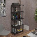 Ver imagem 5 de Estante Geo Multiuso Organizador Compacto 4 Prateleiras 127cm