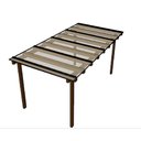 Ver imagem 1 de Kit Policarbonato Cristal 4mm 4,00m X 2,00m - Perfis Naturais