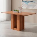 Ver imagem 2 de Mesa de Jantar 4 Lugares Tampo Mdf 130x80 Cm 20956 Cinamomo Molci