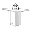 Ver imagem 4 de Mesa de Jantar 4 Lugares Tampo Mdf 130x80 Cm 20956 Cinamomo Molci