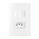 Ver imagem 1 de Conjunto 1 Interruptor + 1 Tomada 2p+t 10a 250v~ Sleek Margirius