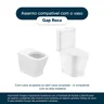 Tampa de Vaso Poliéster Gap Branco para bacia Roca 6lpf - 4
