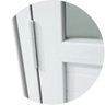 Porta de PVC 216x70cm com 1 Vidro Temperados ITEC Brimak - 2