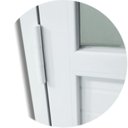 Ver imagem 2 de Porta de PVC 216x70cm com 1 Vidro Temperados Itec Brimak Abertura Direita Branco