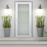 Porta de PVC 216x70cm com 1 Vidro Temperados ITEC Brimak - 1