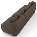 Ver imagem 7 de Sofá 3 Lugares para Sala de Estar Living 228cm Arlo F04 Veludo Marrom - Lyam Decor