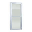 Ver imagem 1 de Porta de PVC 216x80cm com 2 Vidros Inferiores Temperados Itec Brimak Abertura Esquerda