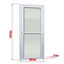 Ver imagem 6 de Porta de PVC 216x80cm com 2 Vidros Inferiores Temperados Itec Brimak Abertura Esquerda