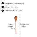 Ver imagem 6 de Kit Colher de Pau Madeira Modelos Diversos 6 Peças