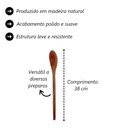 Ver imagem 5 de Kit Colher de Pau Madeira Modelos Diversos 6 Peças