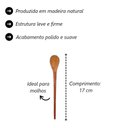 Ver imagem 7 de Kit Colher de Pau Madeira Modelos Diversos 6 Peças
