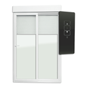 Ver imagem 6 de Porta de PVC Integrada 230x200cm Vidro Temperados com Cremona e Controle Remoto Itec Brimak Branco
