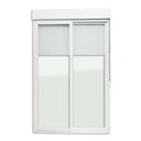Ver imagem 6 de Porta de PVC Integrada 230x150cm com 2 Folhas e Vidro Liso Temperados Itec Brimak Branco