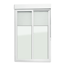 Ver imagem 6 de Porta de PVC Integrada 230x180cm com 2 Folhas e Vidro Liso Temperados Itec Brimak Branco