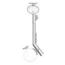 Ver imagem 3 de Pendente Aro Angular Jabuticaba Preto Harmony Fumê