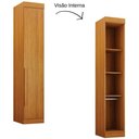 Ver imagem 2 de Guarda Roupa Modulado Individual Orion Cinamomo 1 Porta Leifer Móveis