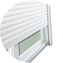 Ver imagem 3 de Porta de PVC Integrada 230x200cm com 2 Folhas e Vidro Liso Temperado Itec Brimak Branco