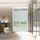 Ver imagem 1 de Porta de PVC Integrada 230x200cm com 2 Folhas e Vidro Liso Temperado ITEC Brimak