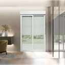 Ver imagem 1 de Porta de PVC Integrada 230x200cm com 2 Folhas e Vidro Liso Temperado Itec Brimak Branco