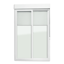 Ver imagem 6 de Porta de PVC Integrada 230x200cm com 2 Folhas e Vidro Liso Temperado Itec Brimak Branco